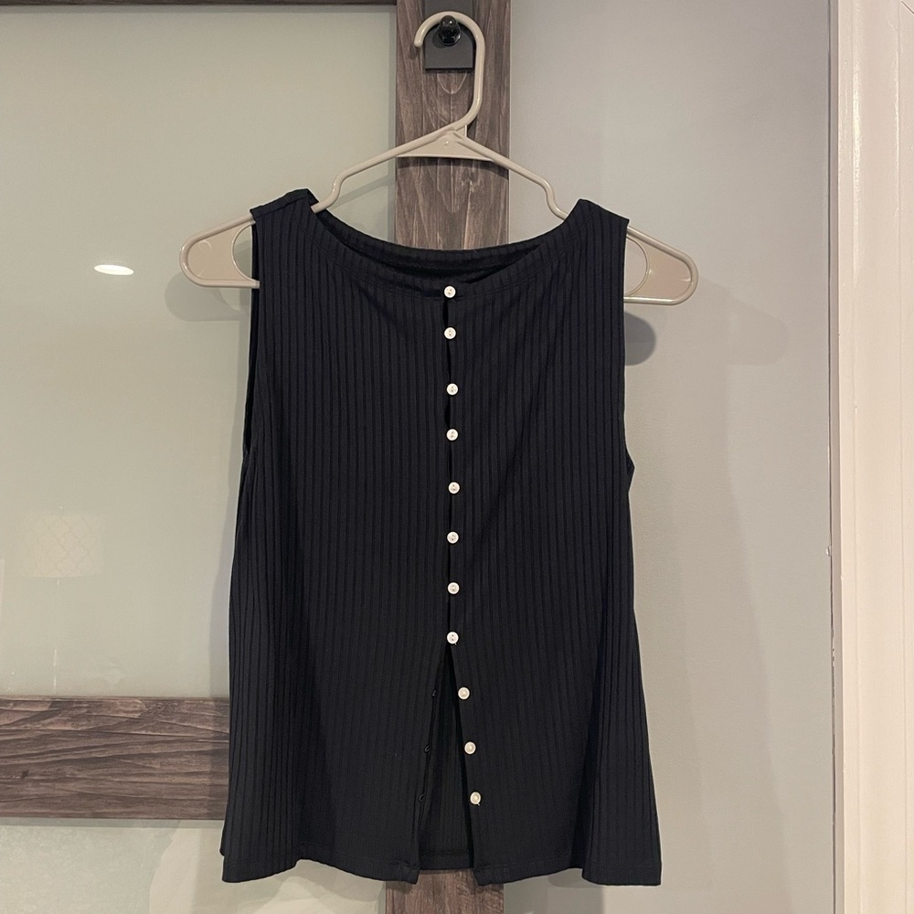 Abercrombie Button-Through Tank Top